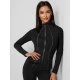 Moteriškas juodas džemperis Sater