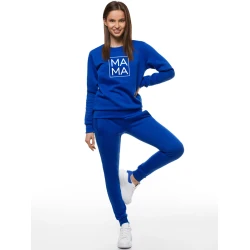 Moteriškas mėlynas džemperis MAMA