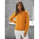 Moteriškas karamelinis džemperis Kober JS/W01