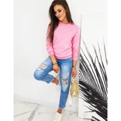Moteriškas ryškus rožinis džemperis Spring