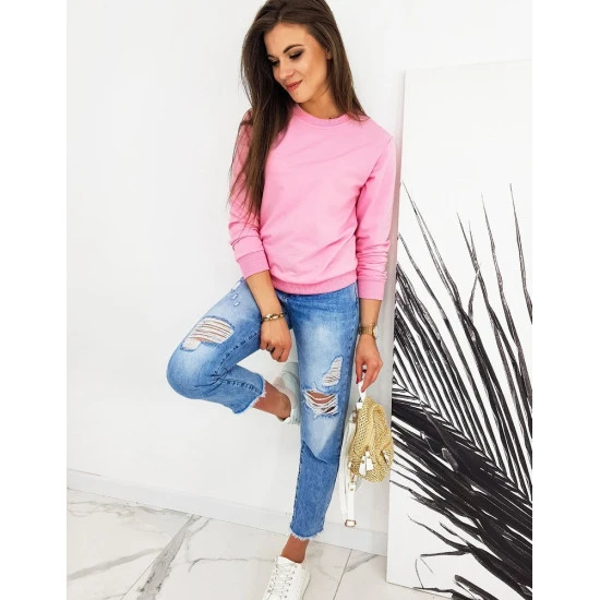 Moteriškas ryškus rožinis džemperis Spring BY0432