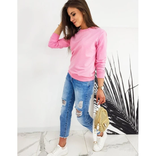 Moteriškas ryškus rožinis džemperis Spring BY0432