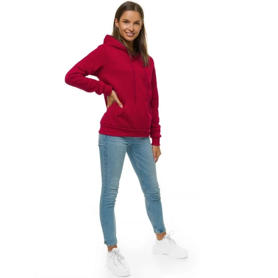 Bordo moteriškas džemperis su gobtuvu Molin JS/W02