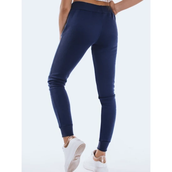 Moteriškos tamsiai mėlynos laisvalaikio kelnės Flor JS/CK01
