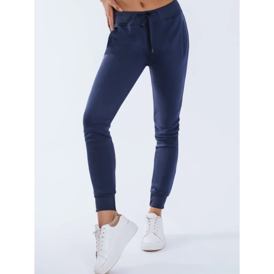Moteriškos tamsiai mėlynos laisvalaikio kelnės Flor JS/CK01