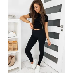 Moteriški juodos spalvos leginsai Sandra