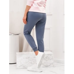 Moteriškos mėlynos spalvos laisvalaikio kelnės Lilit