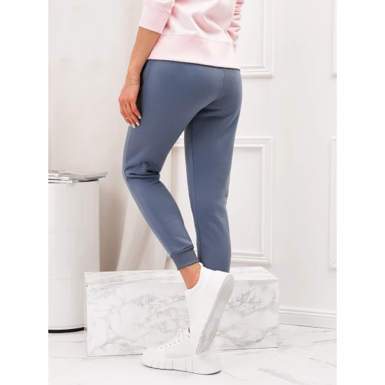 Moteriškos mėlynos spalvos laisvalaikio kelnės Lilit PLR070