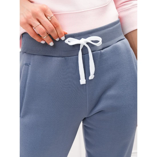 Moteriškos mėlynos spalvos laisvalaikio kelnės Lilit PLR070