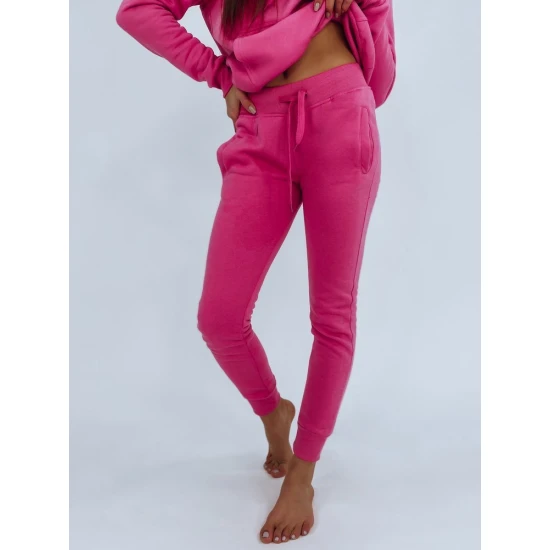 Moteriškos rožinės laisvalaikio kelnės Flor JS/CK01