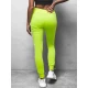 Moteriškos žalios/neoninės laisvalaikio kelnės Flor JS/CK01