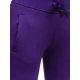 Moteriškos violetinės laisvalaikio kelnės Flor JS/CK01