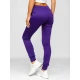 Moteriškos violetinės laisvalaikio kelnės Flor JS/CK01