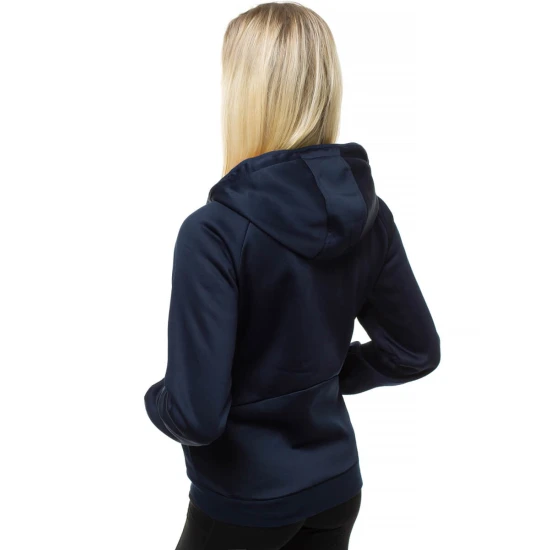 Moteriška tamsiai mėlyna striukė su rožine detale Lepi JS/KSW4009