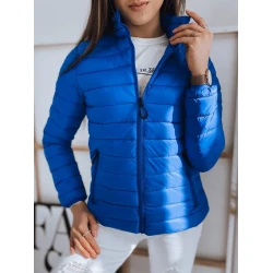 Ryškiai mėlynos spalvos moteriška pavasarinė striukė Doli