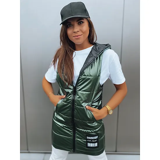 Sale Womens dark green waistcoat Umer TY2962