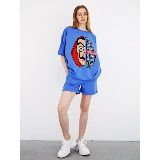 Mėlynas moteriškas komplektas Vendetta PK1121 Premium