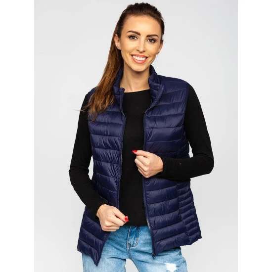 Tamsiai mėlynos spalvos liemenė Julia JS/M23038