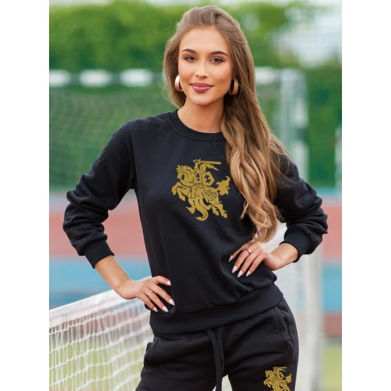 Moteriškas juodas sportinis komplektas Vytis-GOLD Sportinis4