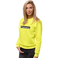 Moteriškas geltonos spalvos džemperis Pamaiva
