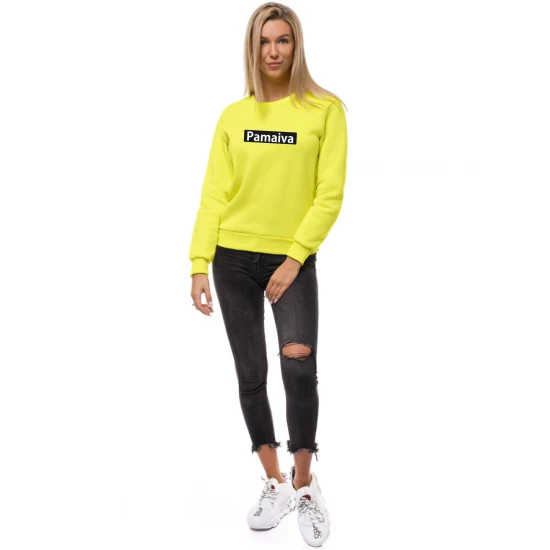 Moteriškas geltonos spalvos džemperis Pamaiva JS/W01