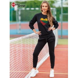 Moteriškas juodas sportinis komplektas Lietuva