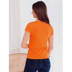 Moteriški oranžinės spalvos marškinėliai Nova