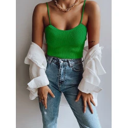 Akcija Žali moteriški marškinėliai Kayla