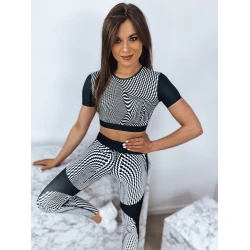 Juodas moteriškas sportinis komplektas Okra