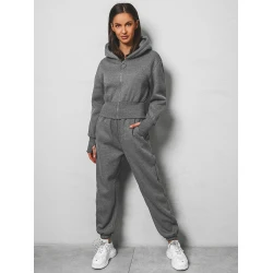 Tamsiai pilkas moteriškas džemperis Emi