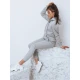 Šviesiai pilkas moteriškas komplektas su gobtuvu Komet Sportinis14