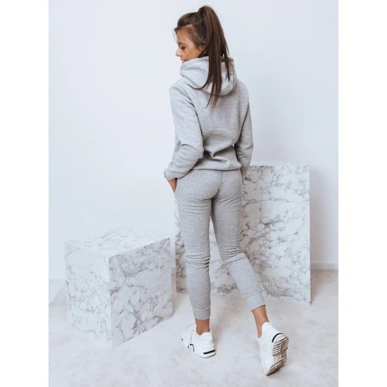 Šviesiai pilkas moteriškas komplektas su gobtuvu Komet Sportinis14
