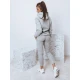 Šviesiai pilkas moteriškas komplektas su gobtuvu Komet Sportinis14