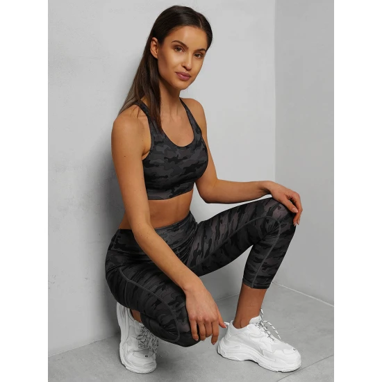 Akcija Moteriškas juodas komplektas Keral O/XL016/1