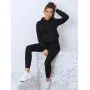 Чёрный женский комплект с капюшоном Komet