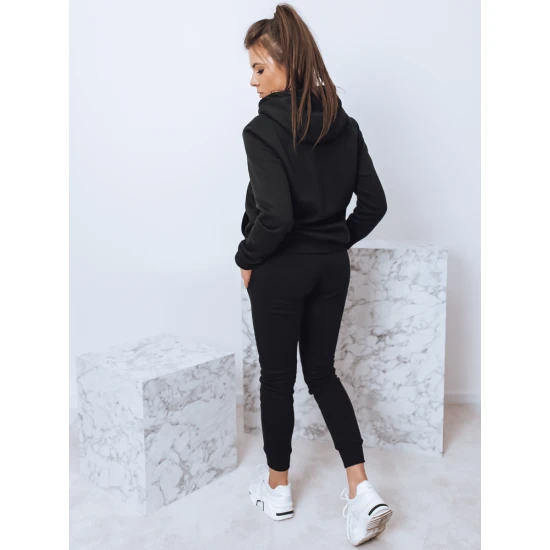 Juodas moteriškas komplektas su gobtuvu Komet Sportinis14