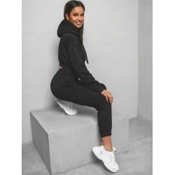 Juodas moteriškas komplektas Ester