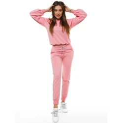 Rožinis moteriškas sportinis komplektas Kotri