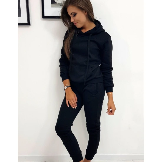 Moteriškas juodas sportinis kostiumas Super 33 - AY0129