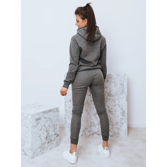 Tamsiai pilkas moteriškas komplektas su gobtuvu Komet Sportinis14