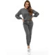 Tamsiai pilkas moteriškas sportinis komplektas Kotri O/12113