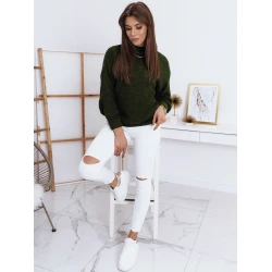 Žalios spalvos megztinis Kameron