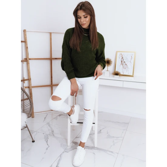 Žalios spalvos megztinis Kameron MY1153