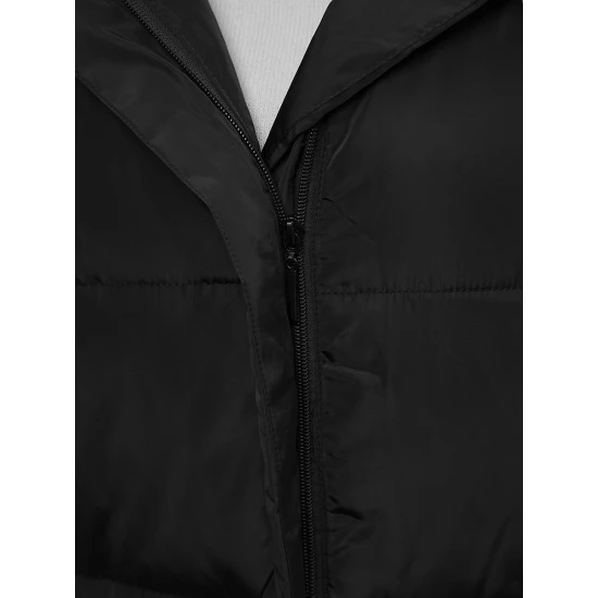 Ilga juodos spalvos moteriška liemenė Potom O/81266