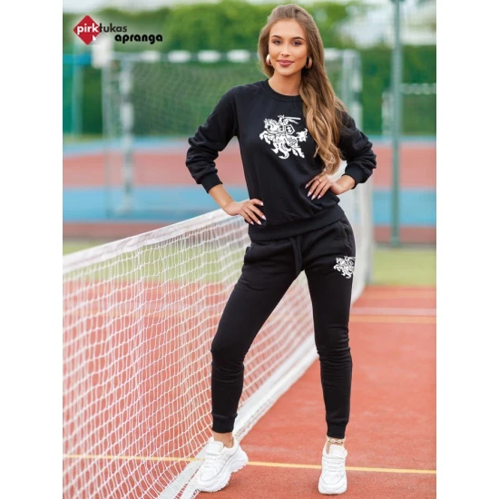 Moteriškas juodas sportinis komplektas Vytis Sportinis4