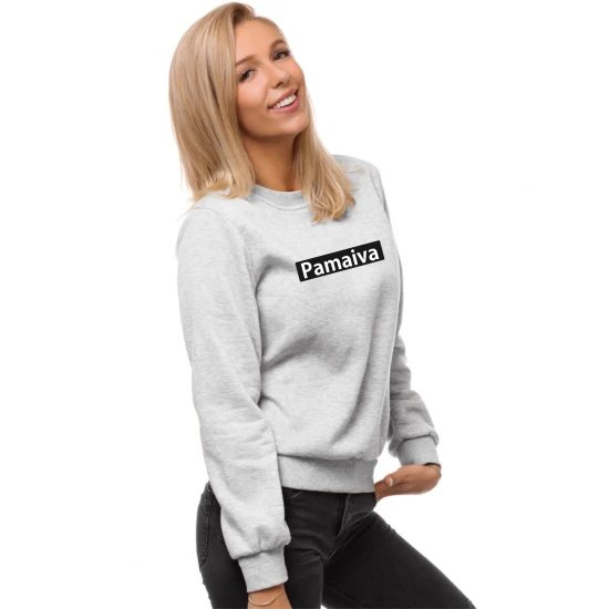 Moteriškas pilkos spalvos džemperis Pamaiva JS/W01