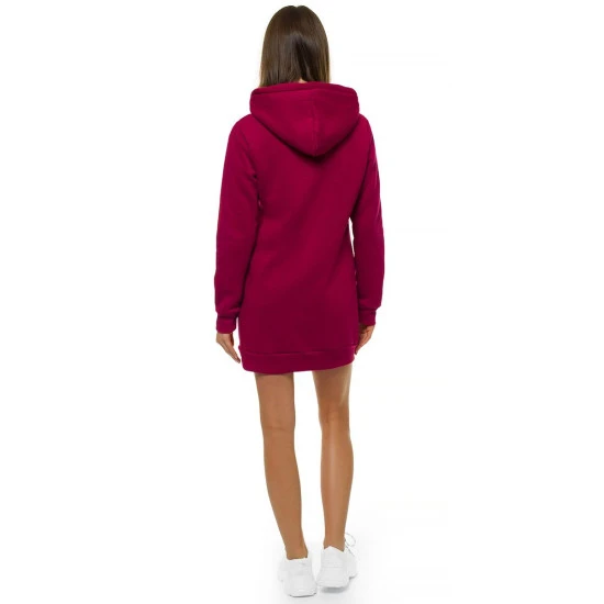 Moteriška bordo suknelė su gobtuvu Megan JS/YS10003/21