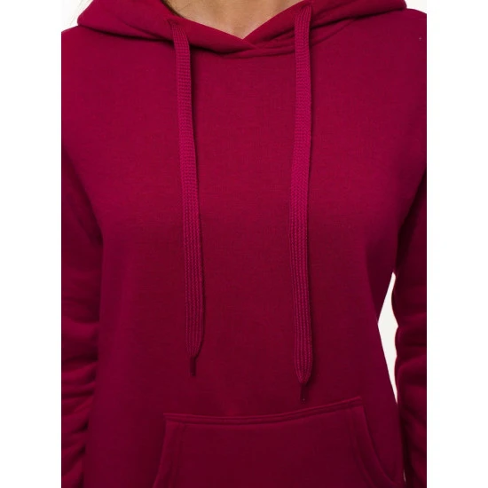 Moteriška bordo suknelė su gobtuvu Megan JS/YS10003/21