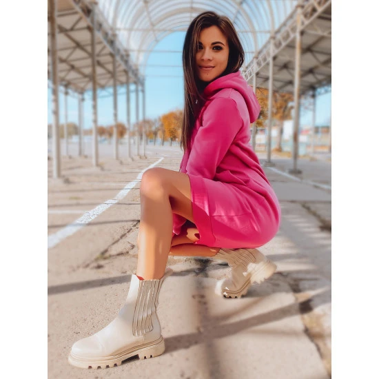 Moteriška rožinė suknelė su gobtuvu Margaret JS/YS10005/19