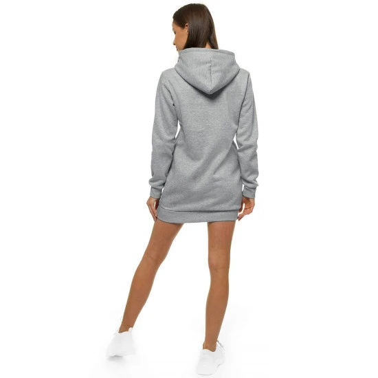 Moteriška šviesiai pilka suknelė su gobtuvu Megan JS/YS10003/2